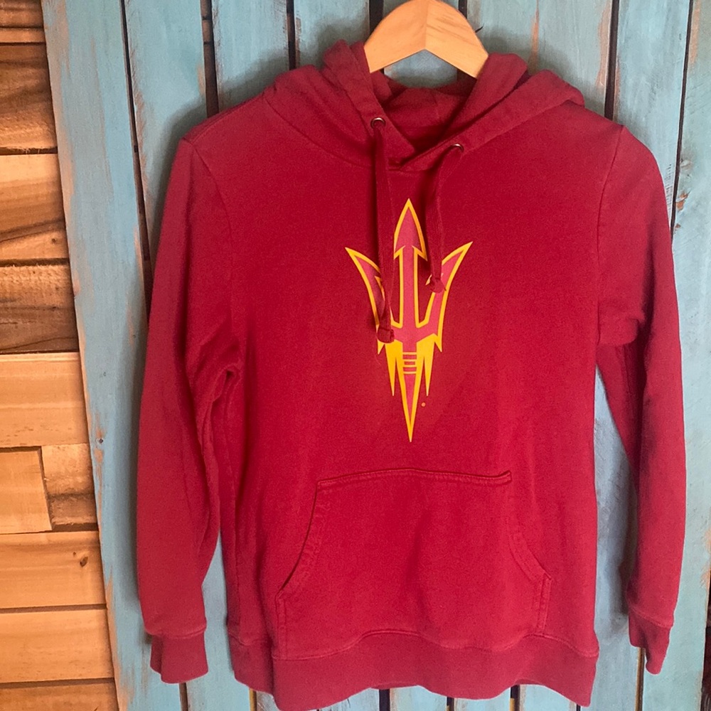 Fanatics Arizona State Sun Devils red hoodie sweatshirt size medium